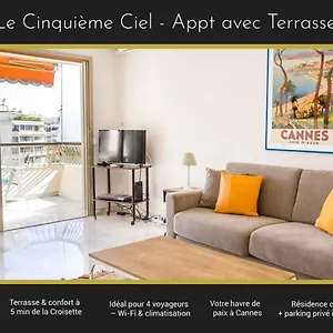 The Fifth Sky - Terrace & Parking Near Sea Appartement Cannes